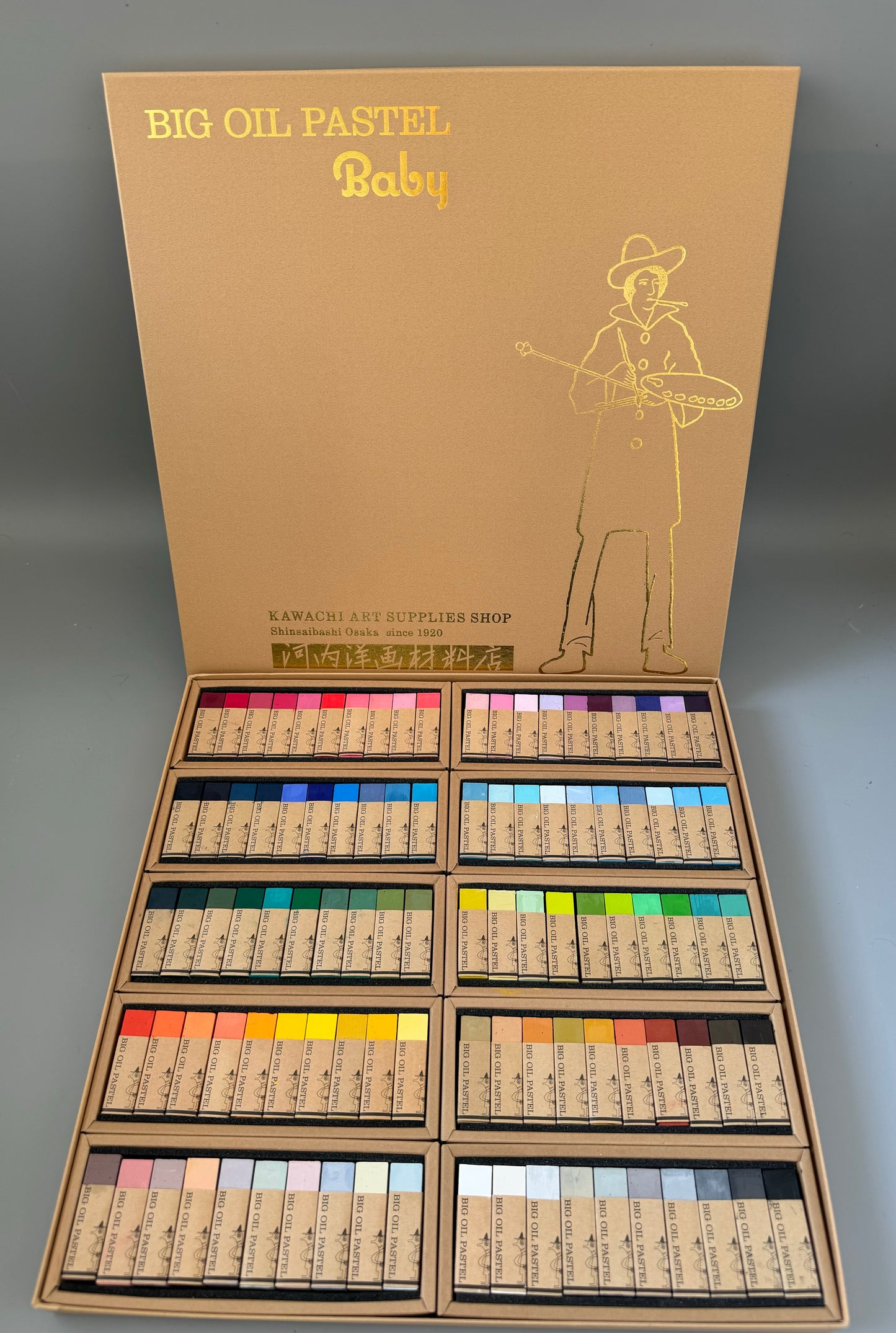 BIG OIL PASTEL Baby 100 colors limited set No,9 Energy