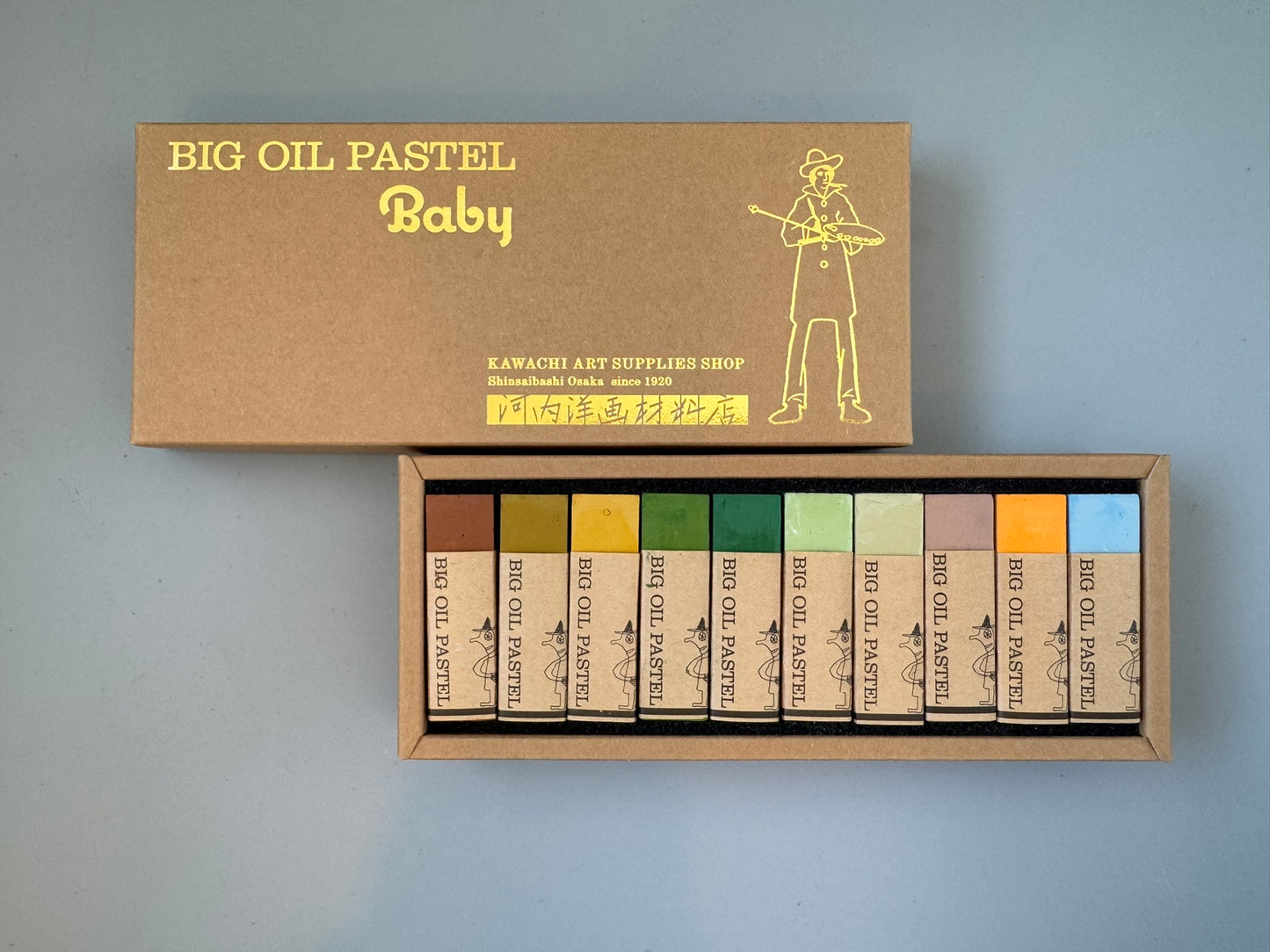 BIG OIL PASTEL Baby 10 colors limited set No.78 #Nostalgic Scenery🍁