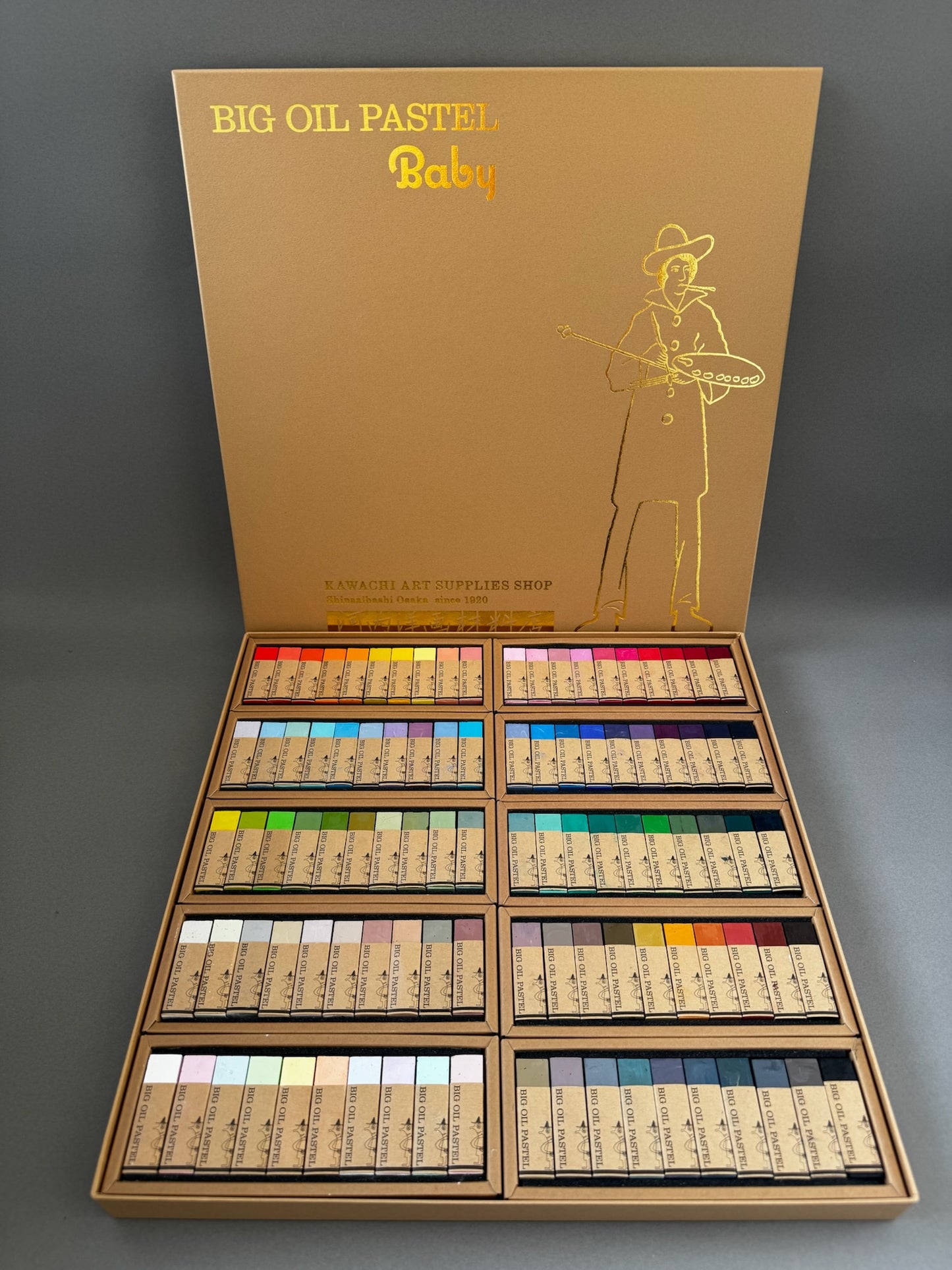 BIG OIL PASTEL Baby 100 colors limited set No,12 #Between Light and Shadow