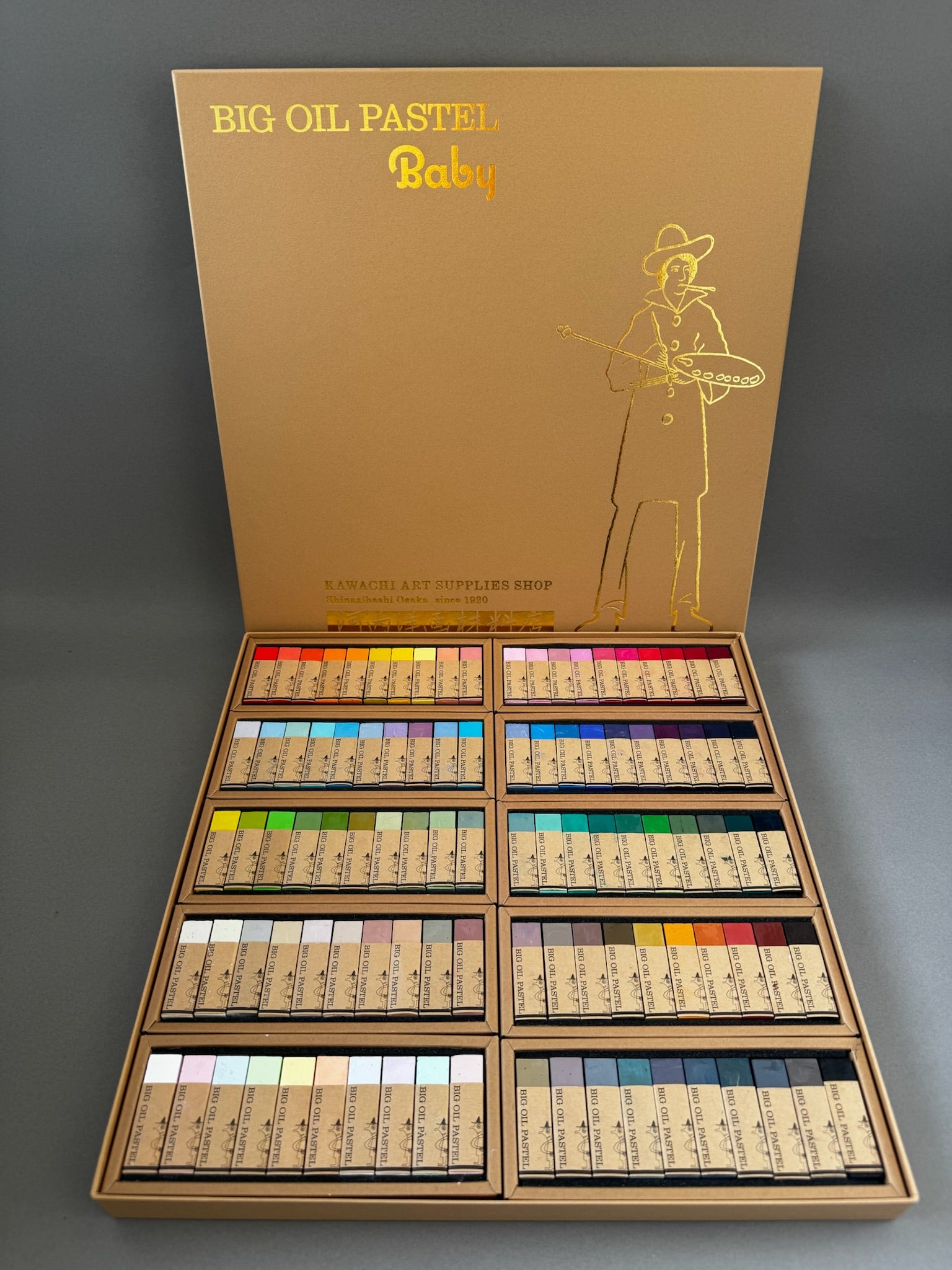 BIG OIL PASTEL Baby 100 colors limited set No,12 #Between Light and Shadow