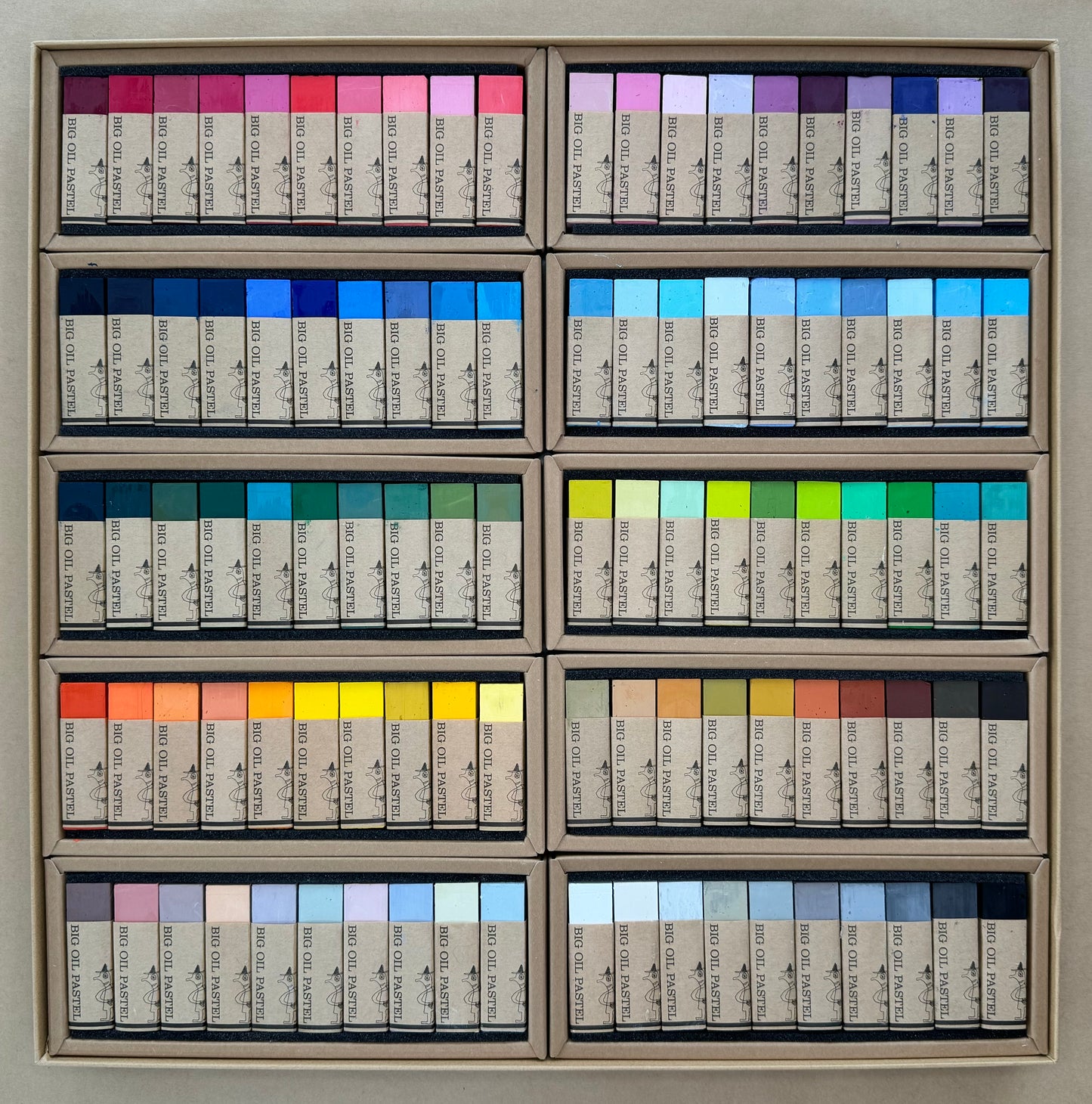 ✨NOUVEAU✨BIG OIL PASTEL Baby 100 couleurs coffret limité n°9