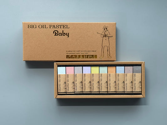 BIG OIL PASTEL Baby 10 colors limited set No.69 #Grayish pastel 🖍