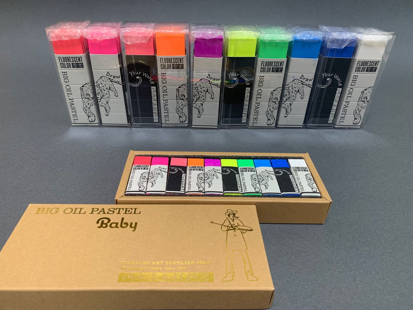 BIG OIL PASTEL Baby fluorescent colors(荧光色)